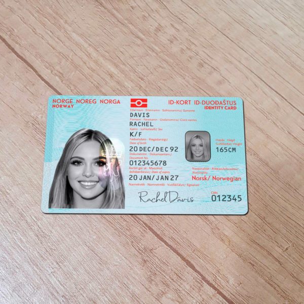 Norway Editable ID Card | Layered PSD Format 2025