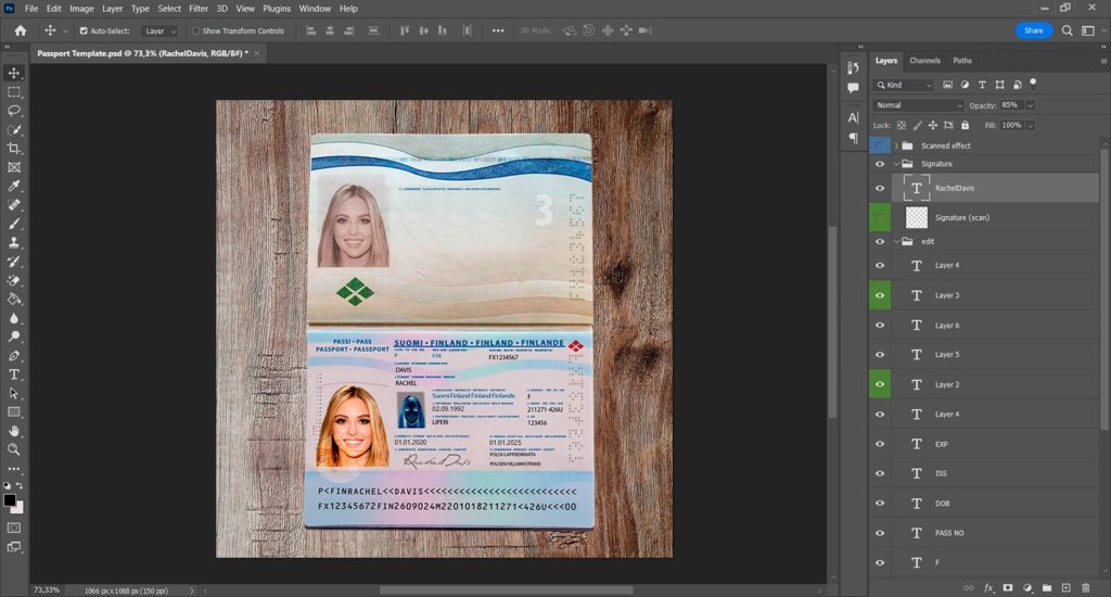 Finland Editable Passport PSD Instant Digital Access finland-editable-passport-psd-instant-digital-access