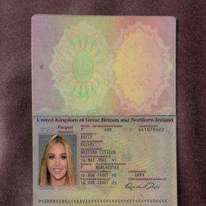 Ireland passport template