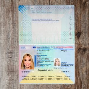 Netherlands Passport Template 3 1