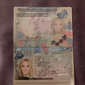 UK Passport Photo template nr 2