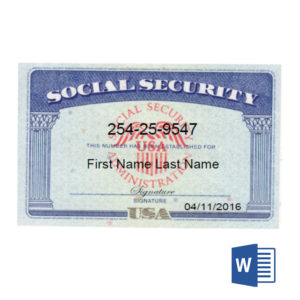 SSN word