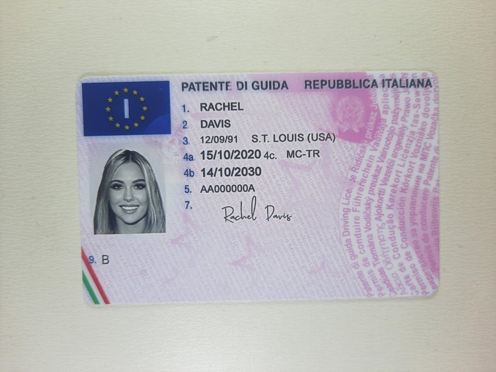 drivers license Italy