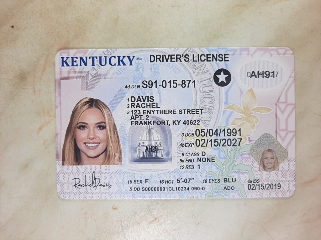 drivers license Kentucky