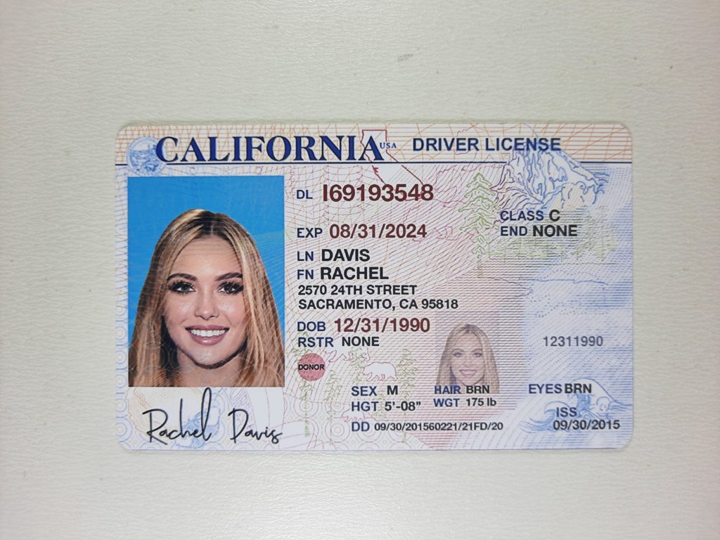 drivers license CA