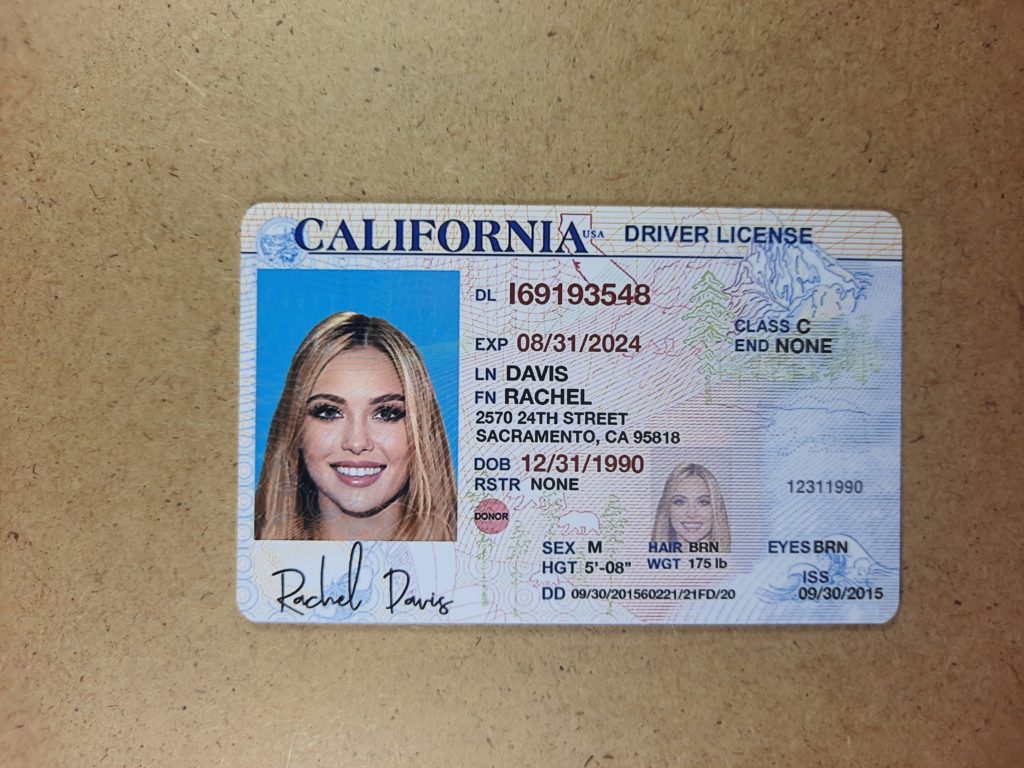 driver license California