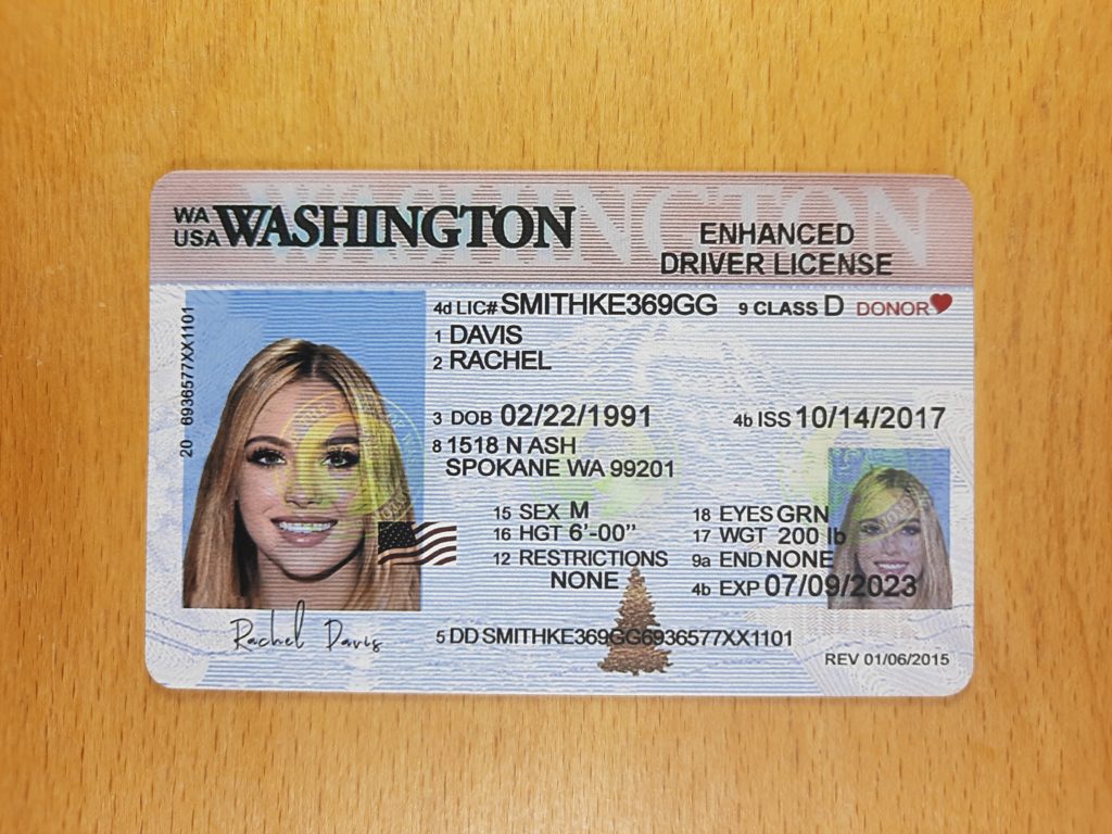 drivers license Washington