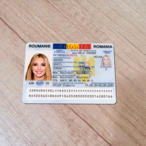 Romania Id template