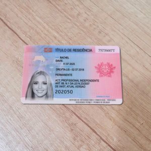 Portugal residence permit template