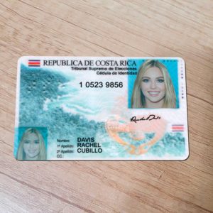 Costa Rica id tempate