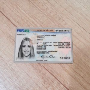 France residence permit template