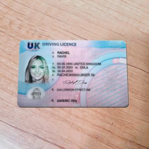 Ireland Realistic front side driver license picture