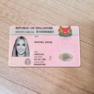 Singapore Id Card Template